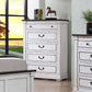 Hillcrest - 5-Drawer Bedroom Chest - Distressed White