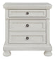 Robbinsdale - Antique White - Two Drawer Night Stand