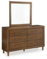 Lyncott - Brown - Dresser And Mirror