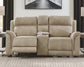 Next-Gen Durapella - Reclining Power Loveseat With Console