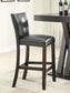 Alberton - Leatherette Upholstered Bar Chair (Set of 2) - Black