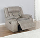 Greer - Upholstered Swivel Glider Recliner Chair