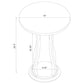 Elton - Round Top Accent Side Table