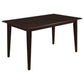 Gabriel - Rectangular Wood Dining Table - Cappuccino