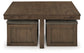 Boardernest - Brown - Cocktail Table With 4 Stools (Set of 5)