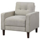 Bowen - Upholstered Track Arm Tufted Accent Chair