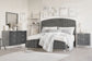 Kailani - 6/0 Western King 4 Piece Bedroom Set (Bed, Dresser, Mirror, Nightstand) - Gray