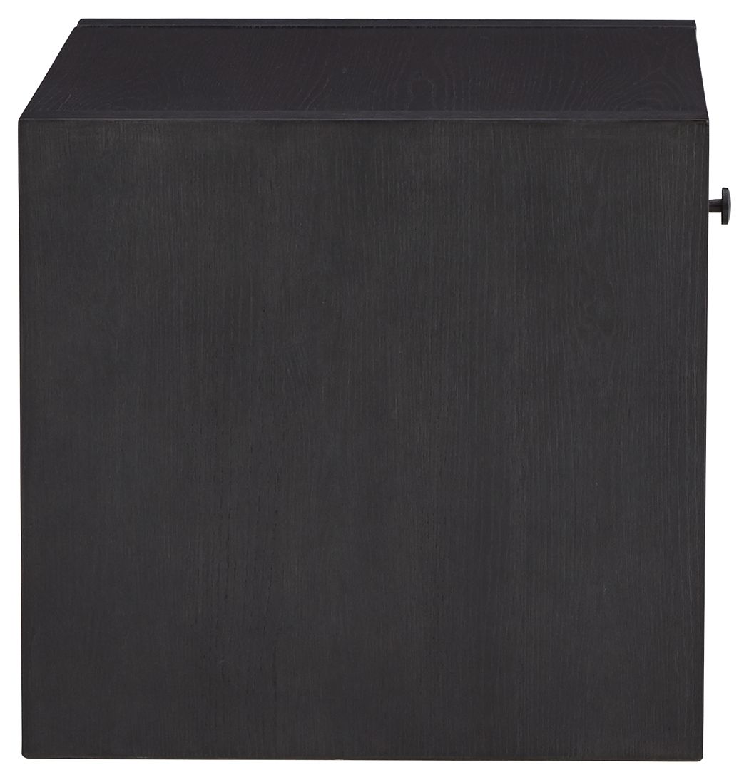 Foyland - Black - Square End Table