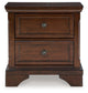 Trellington - Brown - Two Drawer Night Stand