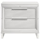 Marmore - 2-Drawer Nightstand Bedside Table - White