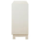 Voula - 4 Door Wood Accent Storage Cabinet - White And Gold