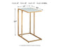 Lanport - Champagne / White - Accent Table