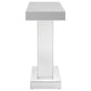 Crocus - Rectangular Mirrored Entryway Console Table - Silver