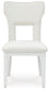 Chalanna - White - Dining Upholstered Side Chair (Set of 2)