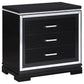 Cappola - 2-Drawer Nightstand - Black