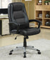 Dione - Upholstered Adjustable Home Office Desk Chair - Black