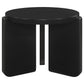 Cordova - Round Solid Wood End Table - Black