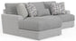 Titan - 2 Piece Sofa Chaise With Comfort Coil Seating (Left Side Facing Chaise) - Moonstruck