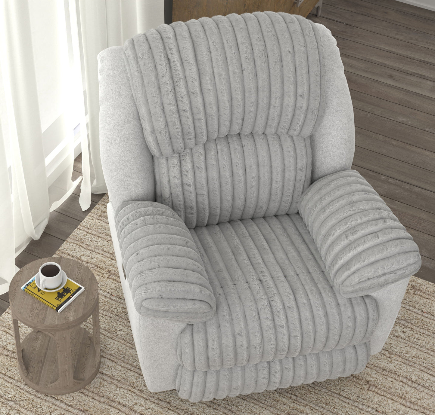 Shaggy - Power Lay Flat Recliner With Zero Gravity