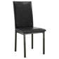 Garza - Upholstered Dining Side Chairs (Set of 2) - Black