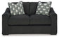 Wryenlynn - Onyx - Loveseat