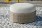 Calworth - Beige - Ottoman With Cushion