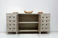 SeaWinds Wooden Weave 4-Door Credenza