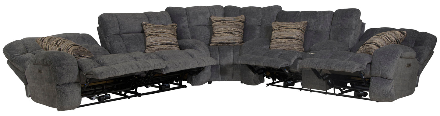 Ashland - Reclining Sectional With 4 Lay Flat Reclining Seats