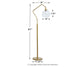 Marilee - Antique Brass Finish - Metal Floor Lamp