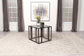 Adri - Rectangular Glass Top Side End Table