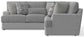 Titan - Sectional With Comfort Coil Seating And Accent Pillows