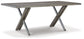 Krystanza - Weathered Gray - Rectangular Dining Room Table