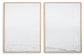 Cashall - Gray - Wall Art Set (Set of 2)