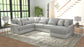 Titan - Sectional With Comfort Coil Seating And Accent Pillows