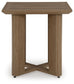 Serene Bay - Dark Brown - Square End Table