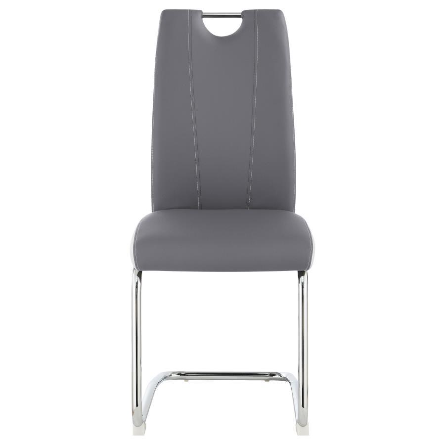 Brooklyn - Upholstered Dining Side Chair (Set of 4) - Gray