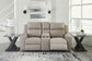 Lavenhorne - Pebble - Dbl Rec Loveseat W/Console