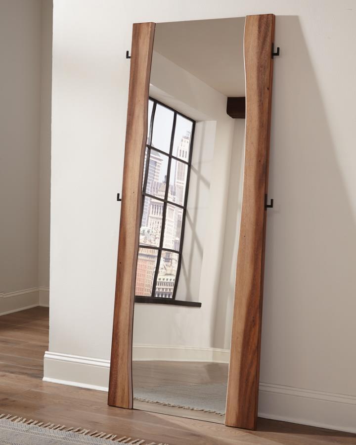 Winslow - Standing Floor Mirror - Smokey Walnut