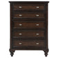 Andover - 5-Drawer Chest Of Drawers - Dark Oak