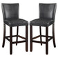 Alberton - Leatherette Upholstered Bar Chair (Set of 2) - Black