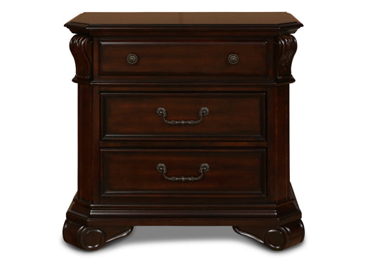 Emilie - Nightstand - Tudor Brown