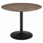 Cora - Round Wood Top Dining Table - Brown Walnut