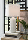 Clarkland - White - Ceramic Table Lamp