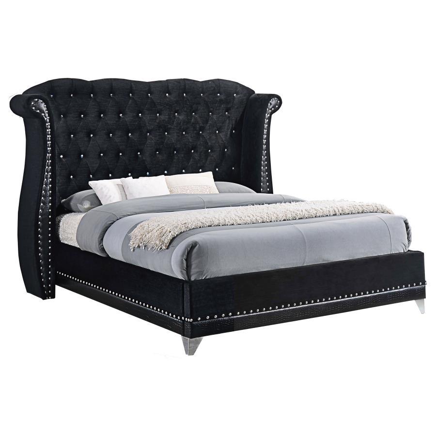 Barzini - Upholstered Wingback Bed