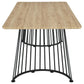 Altus - Composite Wood Dining Table - Natural Oak