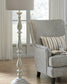 Bernadate - Whitewash - Poly Floor Lamp