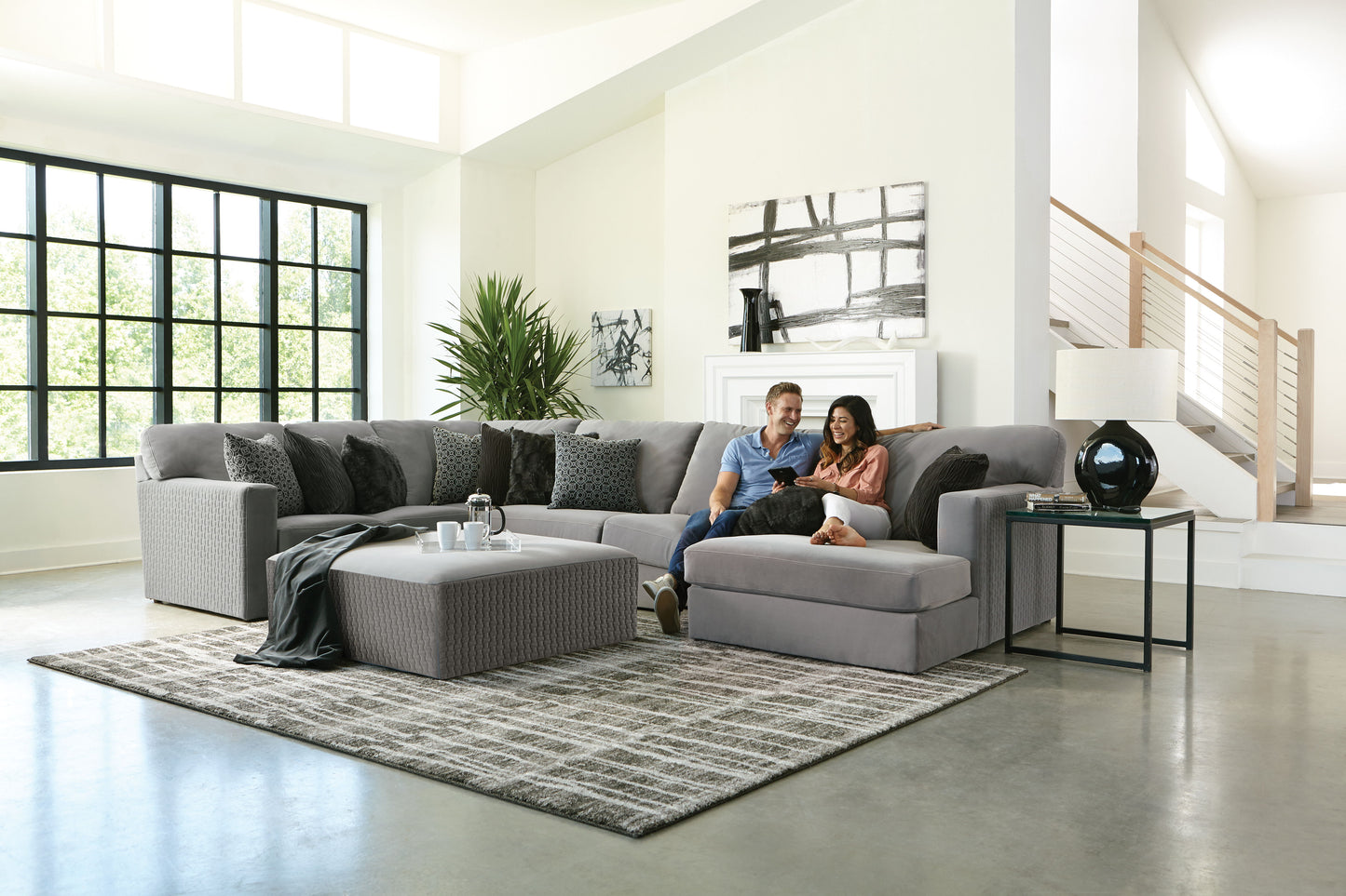 Carlsbad Modular Sectional - Cocktail Ottoman