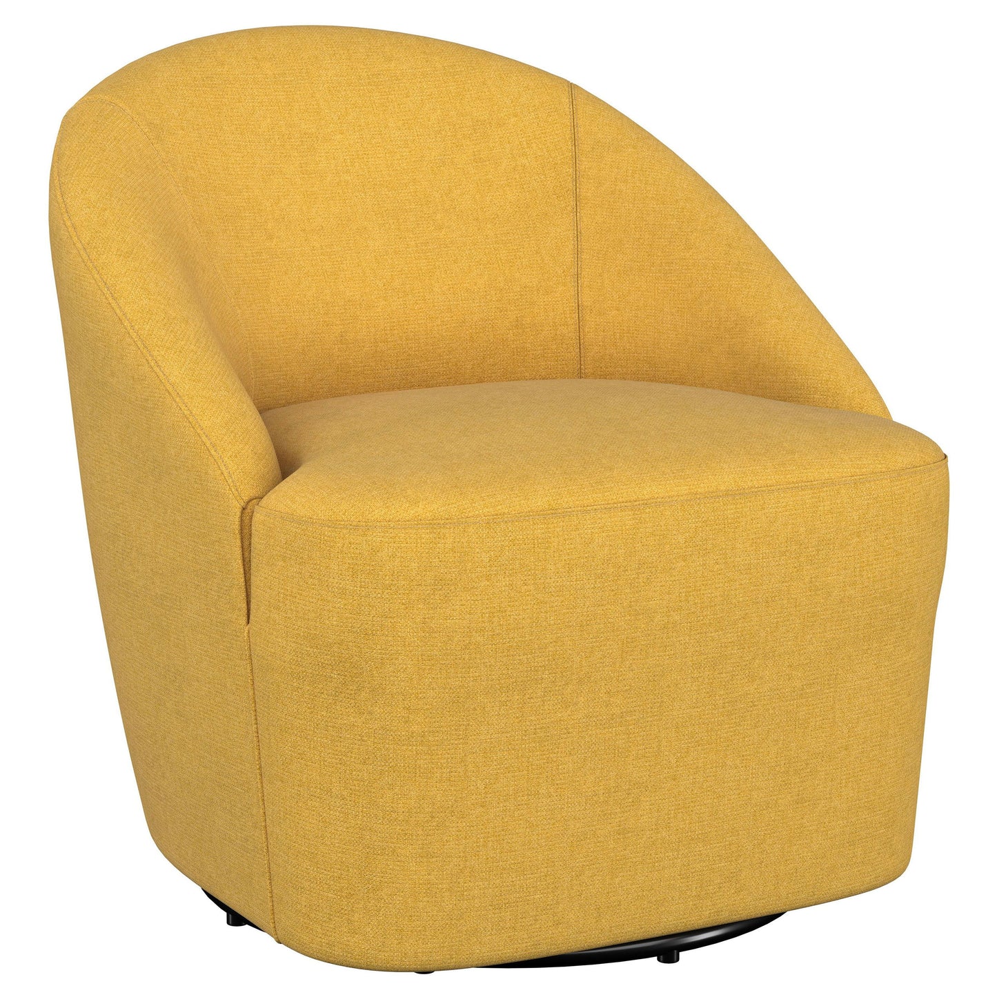 Leon - Upholstered Barrel Accent Swivel Chair