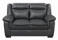 Arabella - Upholstered Padded Arm Loveseat - Gray