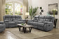 Higgins - Upholstered Motion Reclining Sofa Set